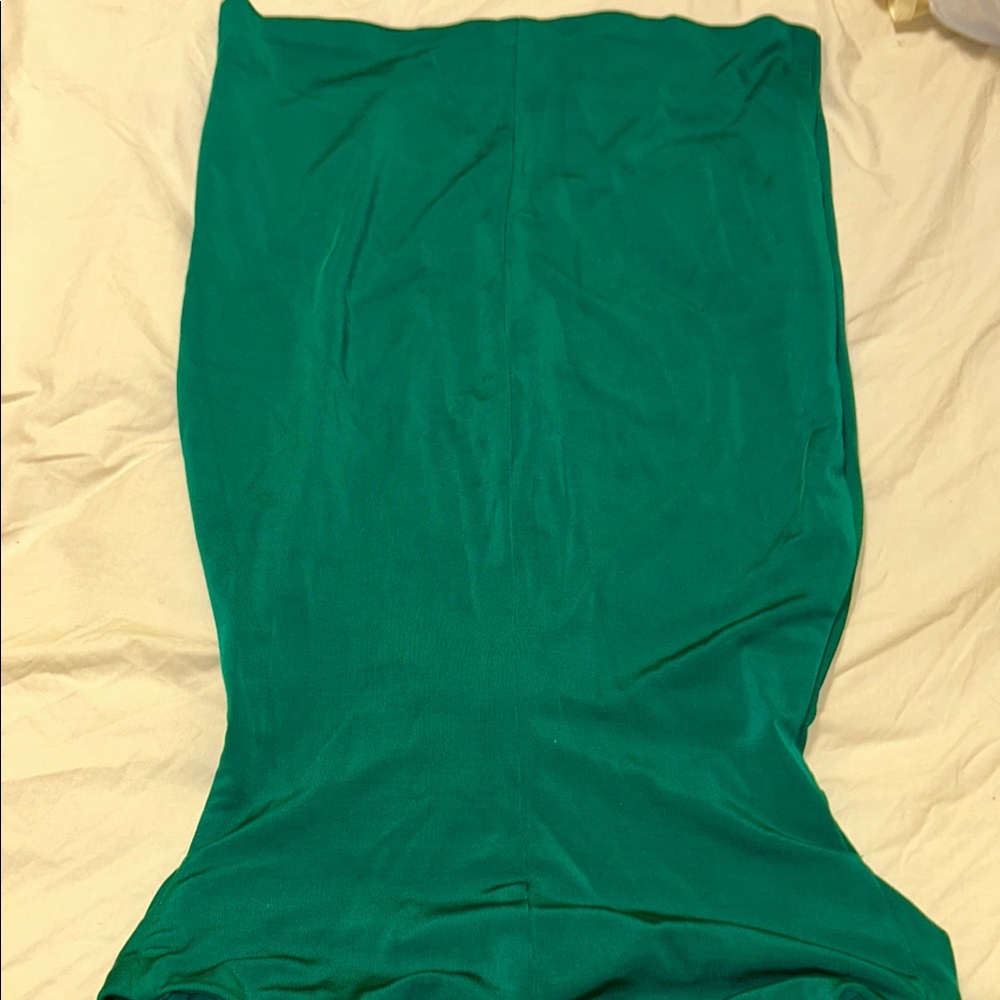 Ralph Lauren Green Off-Shoulder Dress - Picture 5 of 7